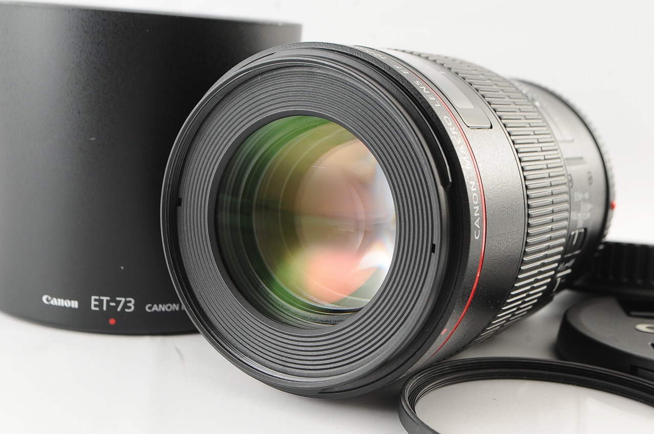 Top Mint] Canon Macro EF 100mm f/2.8 L IS USM Lens w/Hood